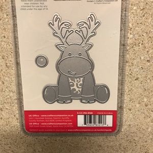 Red Nose Reindeer die cut
